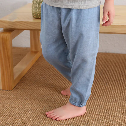 Spring & Summer Linen Baby Harem Pants