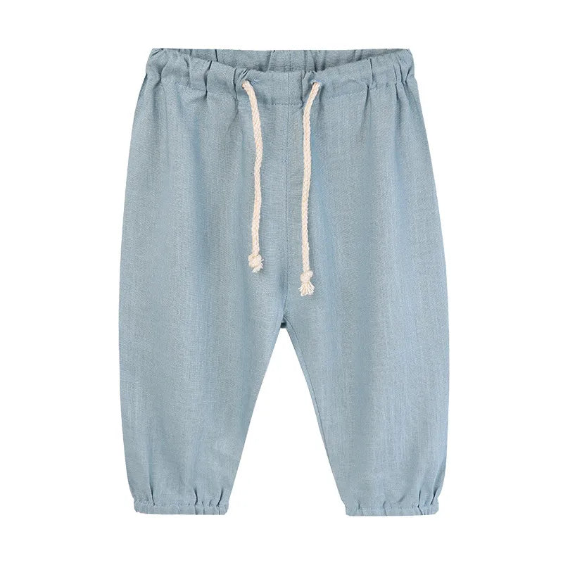 Spring & Summer Linen Baby Harem Pants