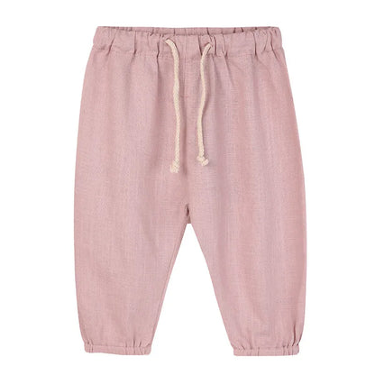 Spring & Summer Linen Baby Harem Pants