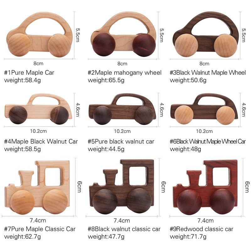 Wooden Toy Cars