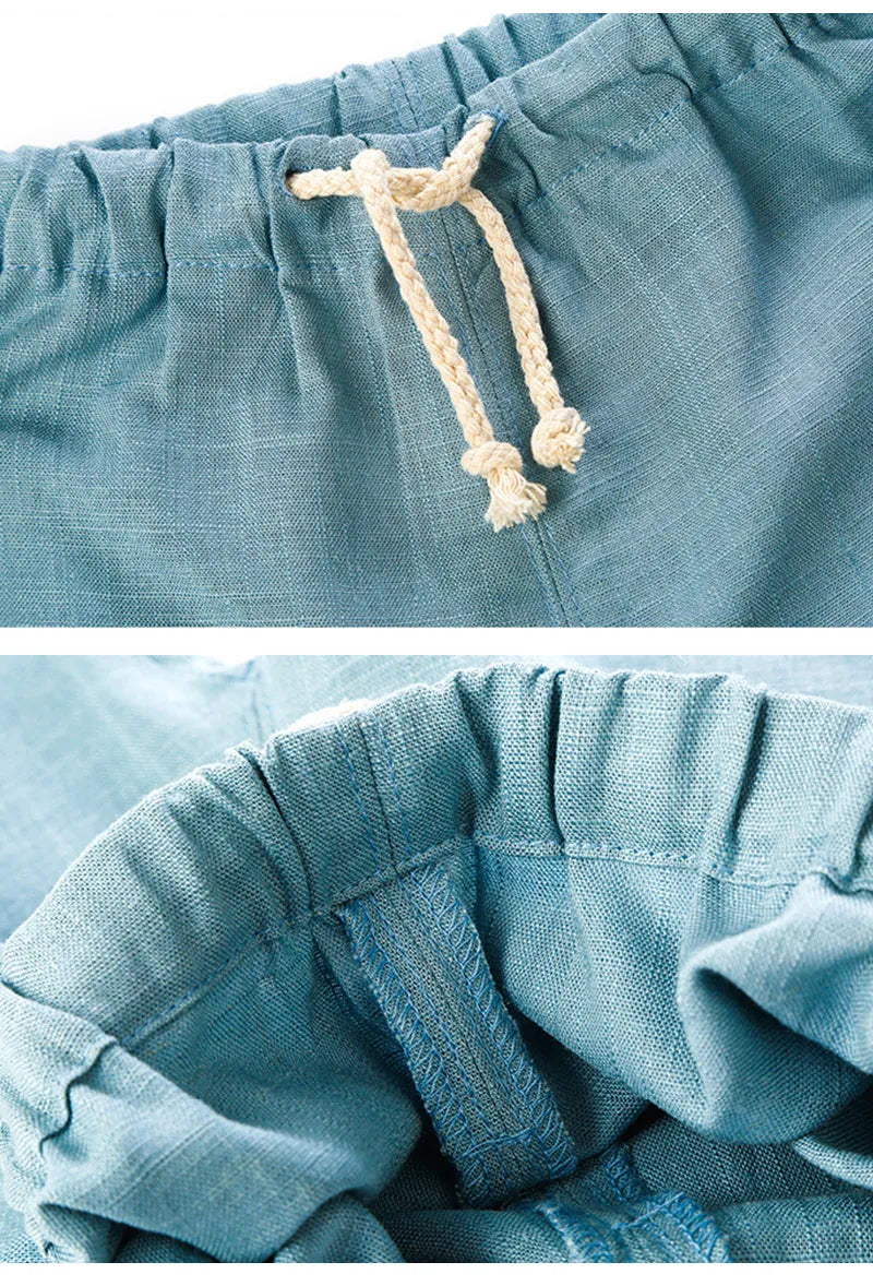 Spring & Summer Linen Baby Harem Pants