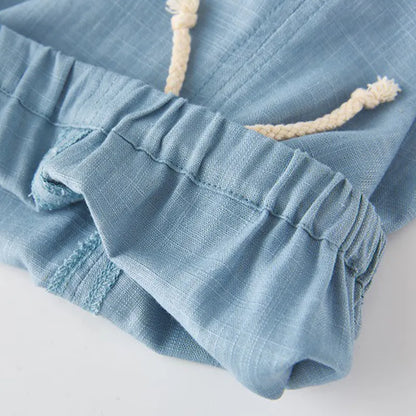 Spring & Summer Linen Baby Harem Pants